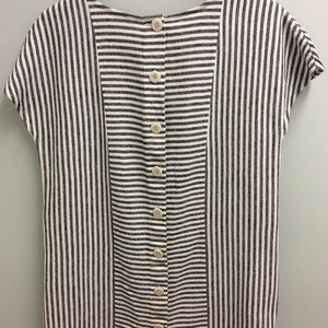 Madewell button back dress. Size M